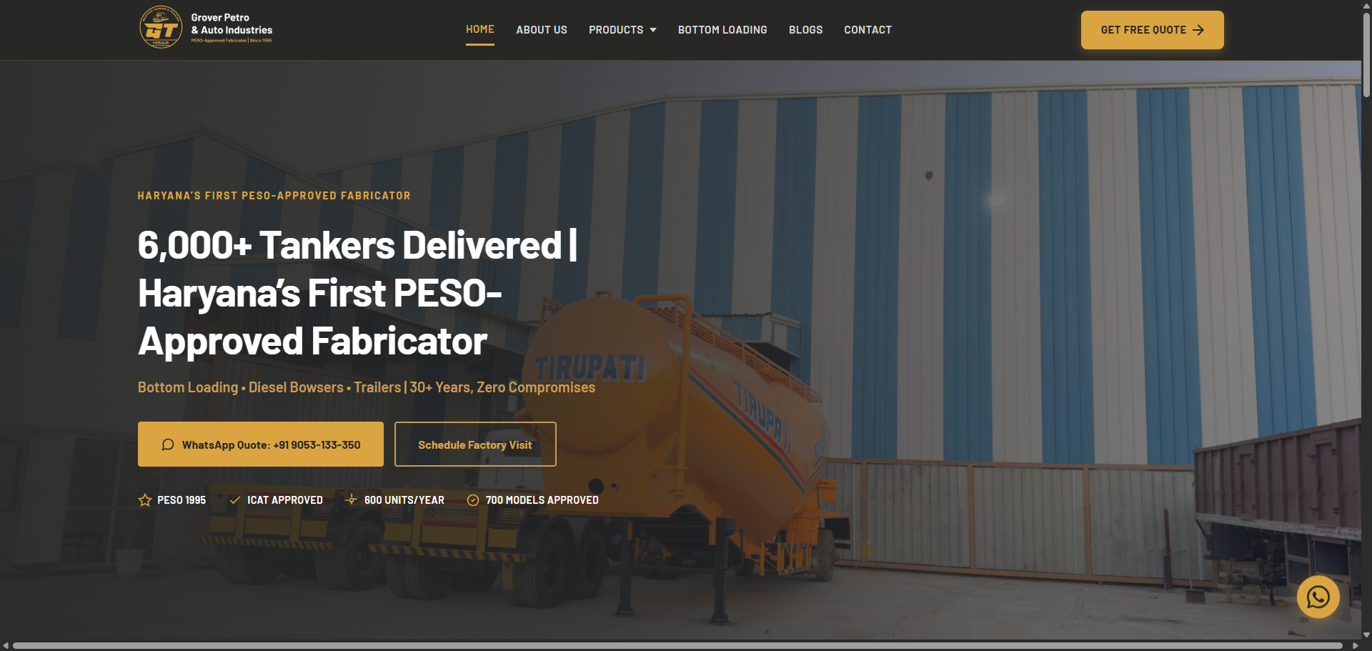 Grover Auto Industries Homepage